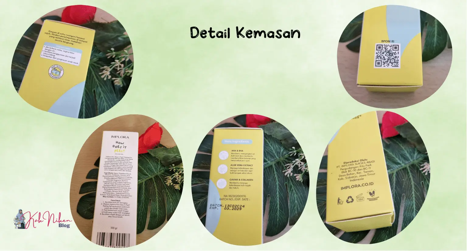 Kemasan Peeling Gel Implora